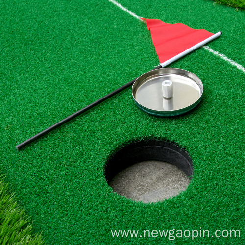 Portable Golf Putting Green with White Line